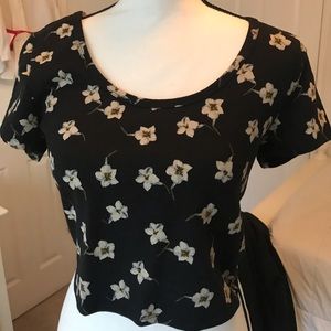 aeropostale flower crop top